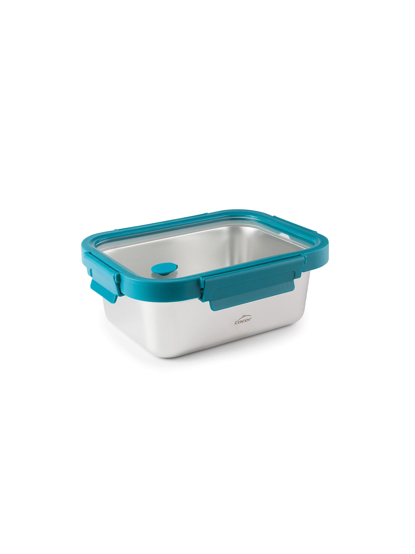 TUPPER ACERO RECTANGULAR 1200 ml. APTO HORNO/MICROONDAS Lacor KIDSME