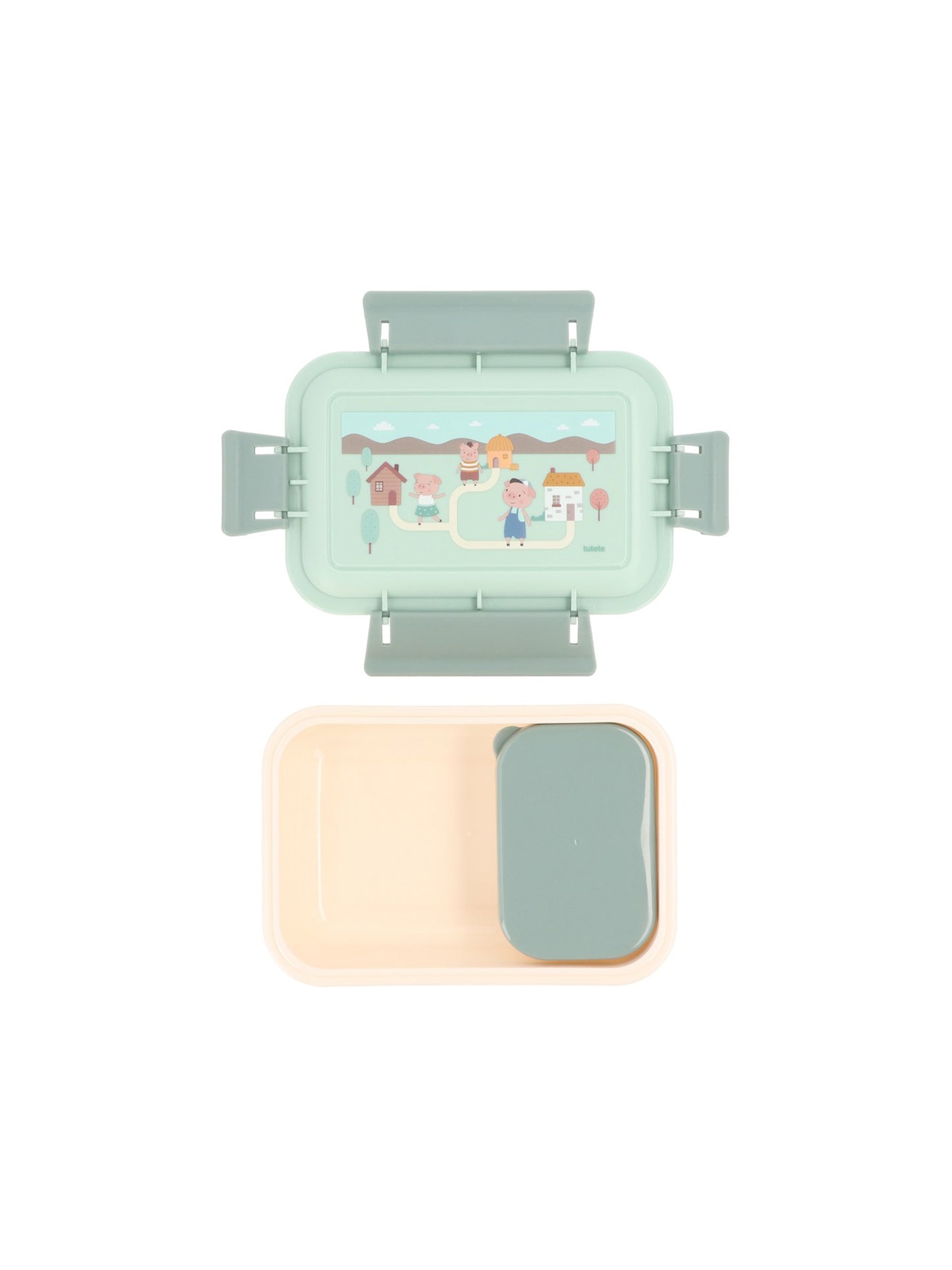 TUPPER-CAJA ALMUERZO BENTO THREE LITTLE PIGS