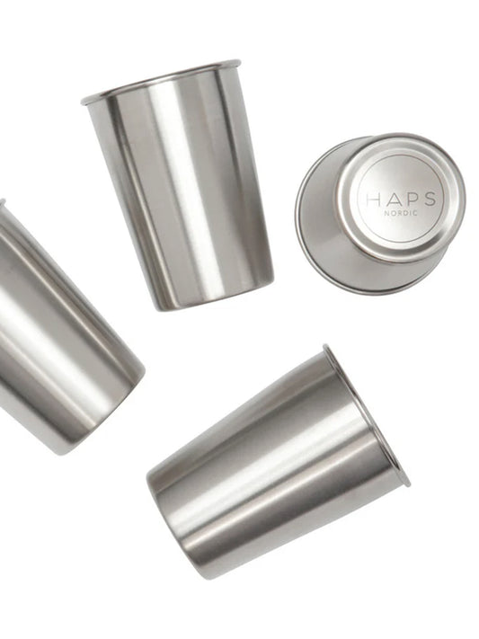 4 VASOS ACERO INOX HAPS Nordic KIDSME