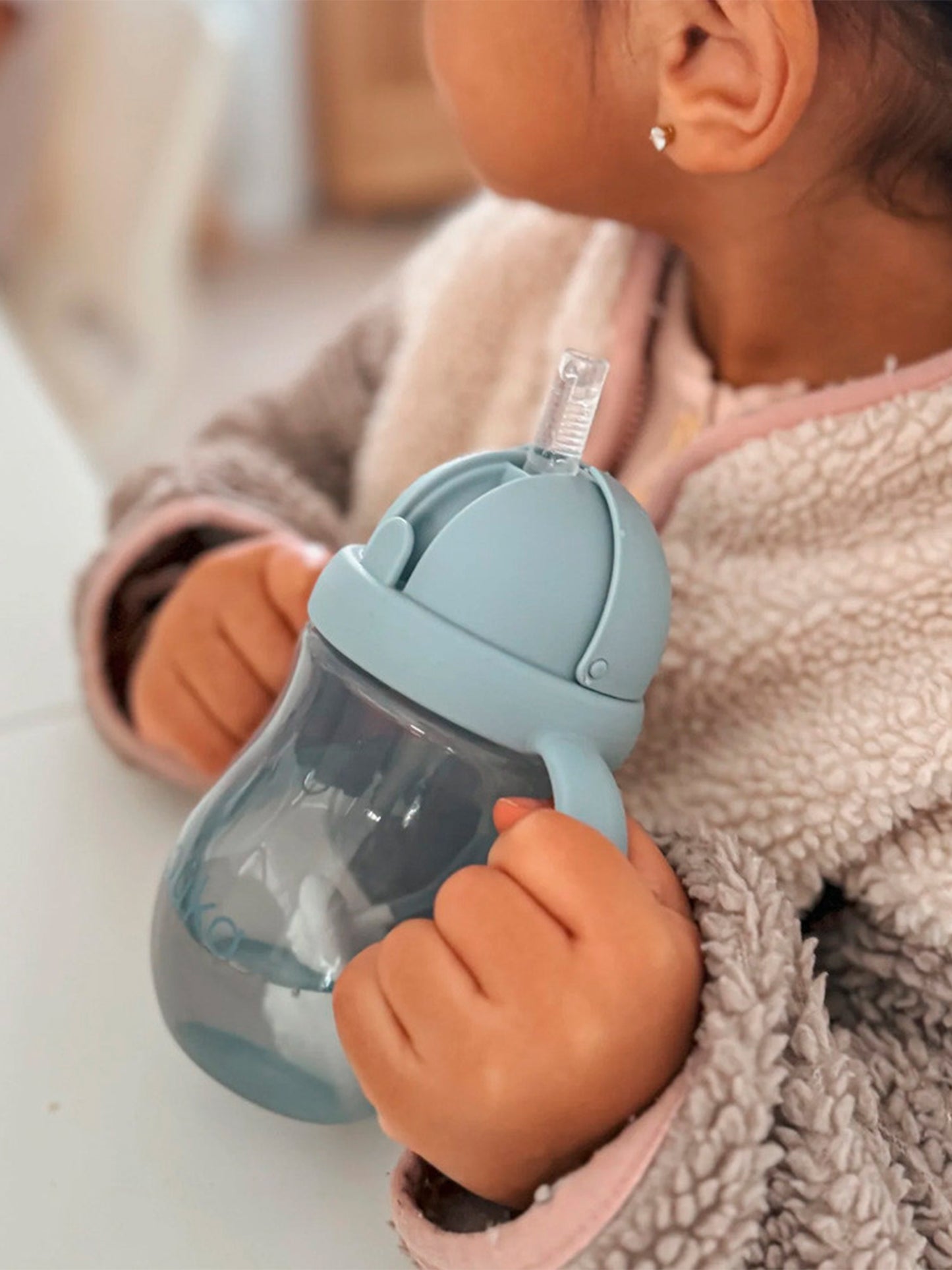 TAZA ANTIDERRAME CON PAJITA FLEXIBLE MOSS