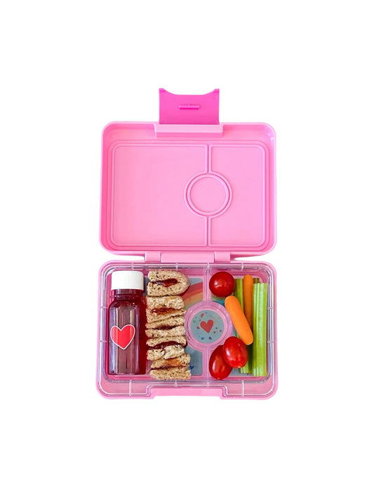 YUMBOX SNACK 3 SECCIONES CISNE ROSA Yumbox KIDSME