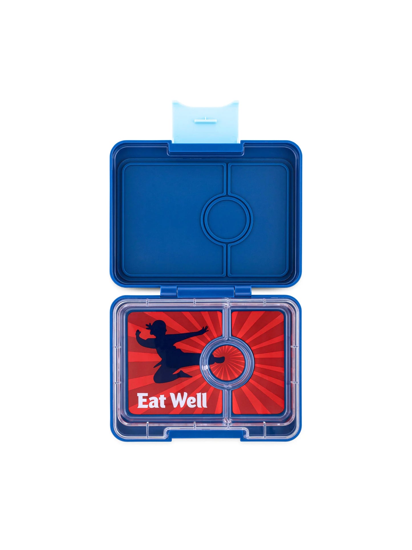 YUMBOX SNACK 3 SECCIONES NINJA AZUL