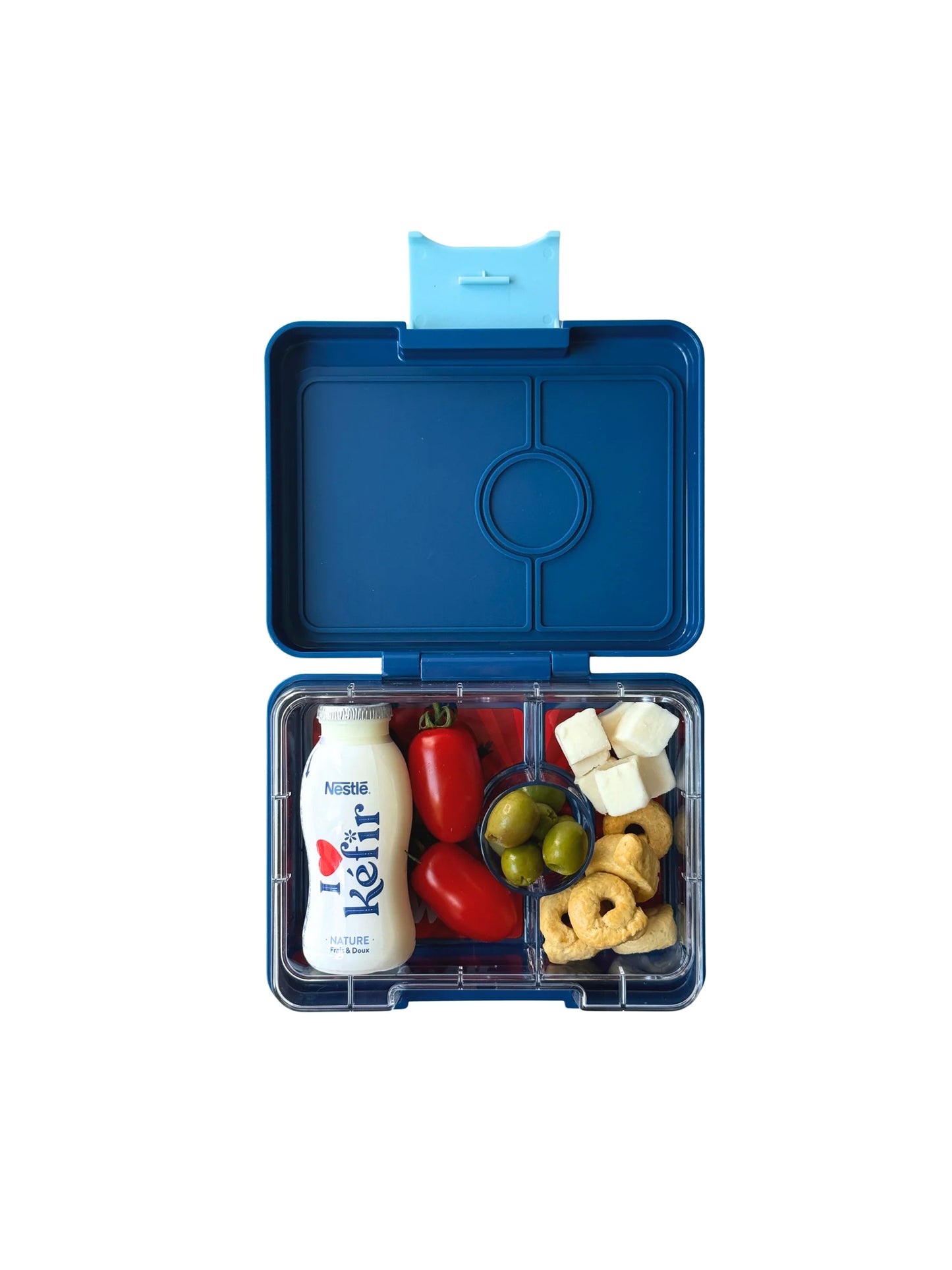 YUMBOX SNACK 3 SECCIONES NINJA AZUL