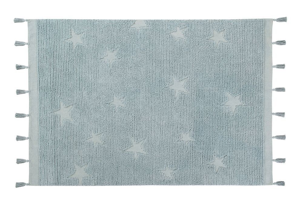 ALFOMBRA LAVABLE HIPPY AQUA BLUE Kidsme Store KIDSME