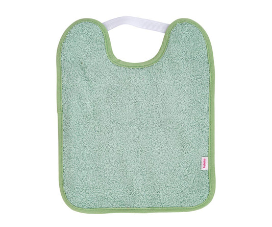 PACK 4 BABEROS TOALLA PLASTIFICADOS VERDE Tutete KIDSME