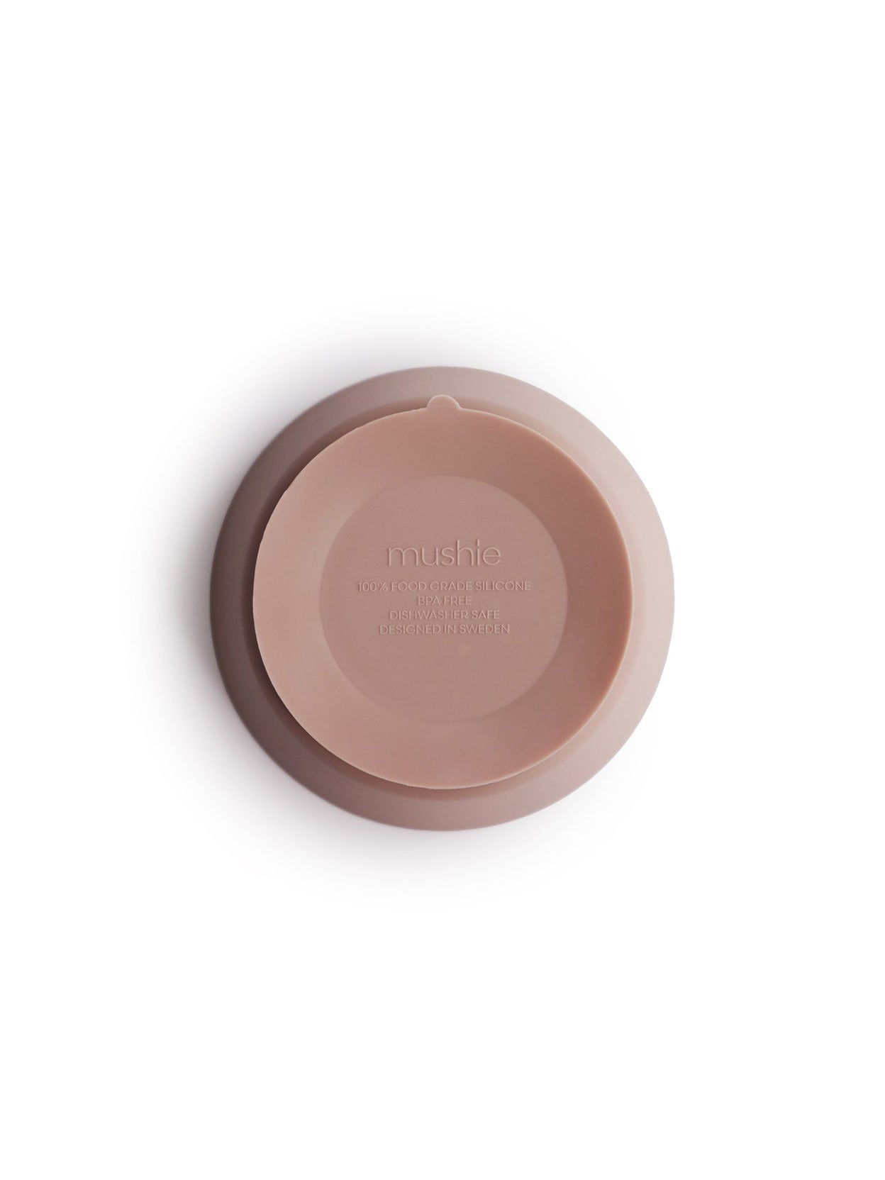 BOL SILICONA CON VENTOSA SILICONA BLUSH Mushie KIDSME