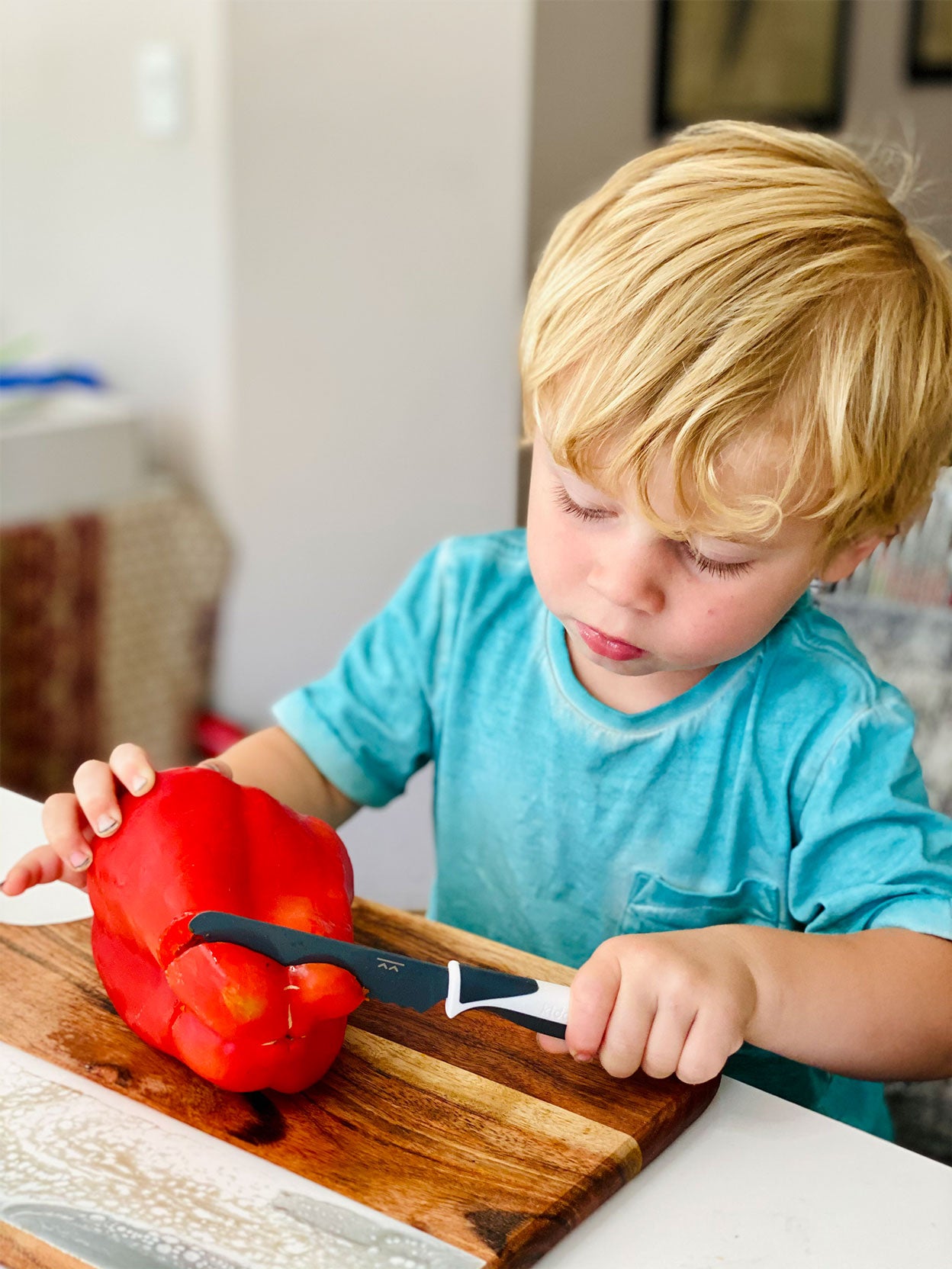 CUCHILLO INFANTIL GRIS CHARCOAL Kiddikutter KIDSME
