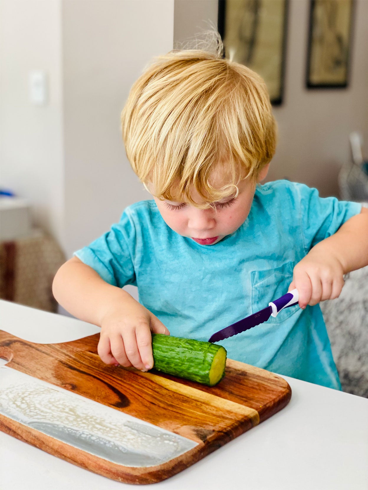 CUCHILLO INFANTIL LILA Kiddikutter KIDSME