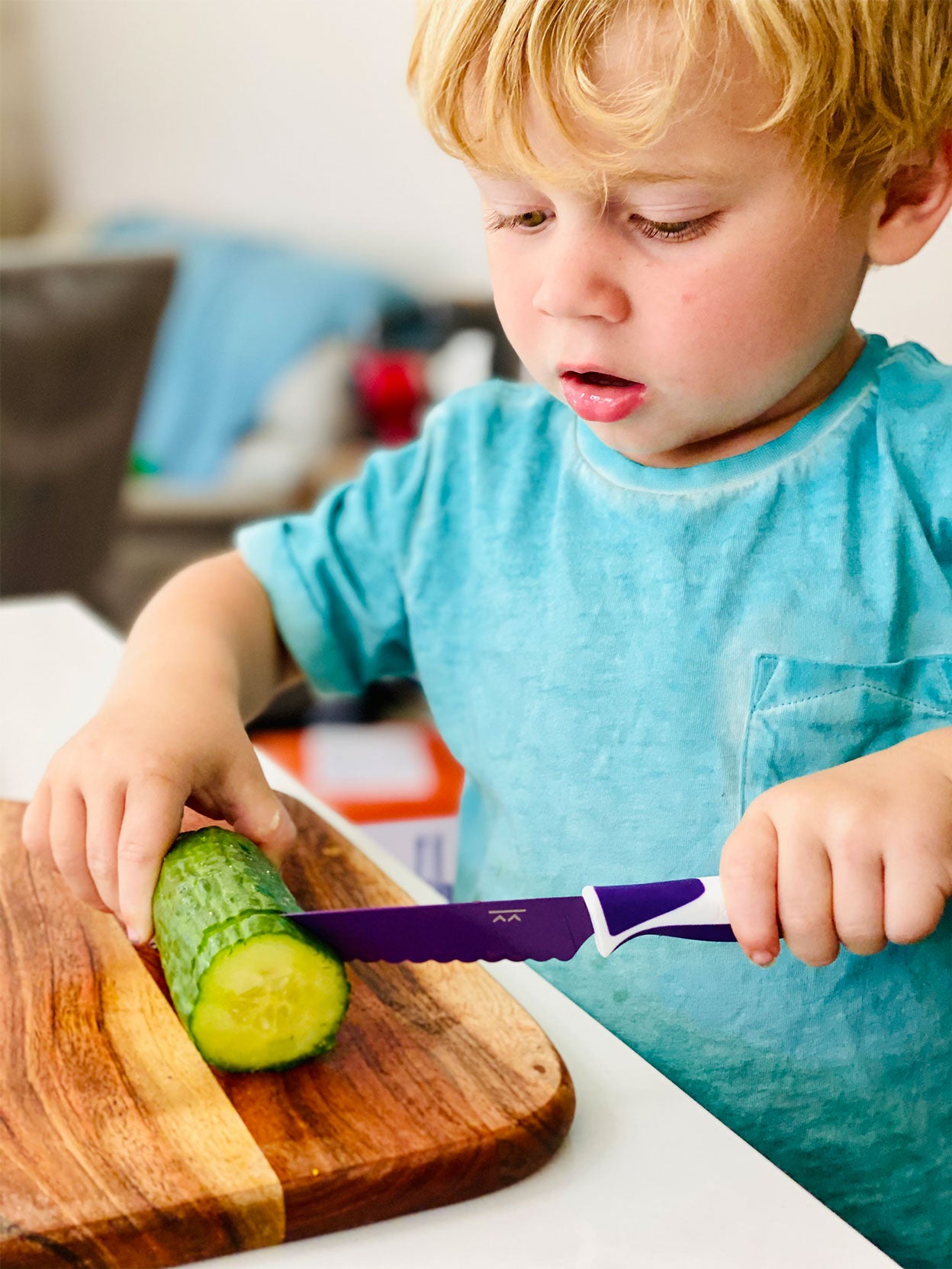 CUCHILLO INFANTIL LILA Kiddikutter KIDSME