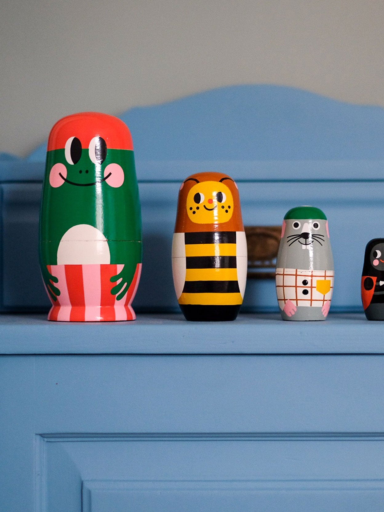 MATRIOSKA MADERA PADDY & PALS Petit Monkey KIDSME