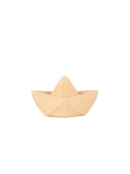 MORDEDOR JUGUETE BAÑO BARCO ORIGAMI NUDE Oli & Carol KIDSME