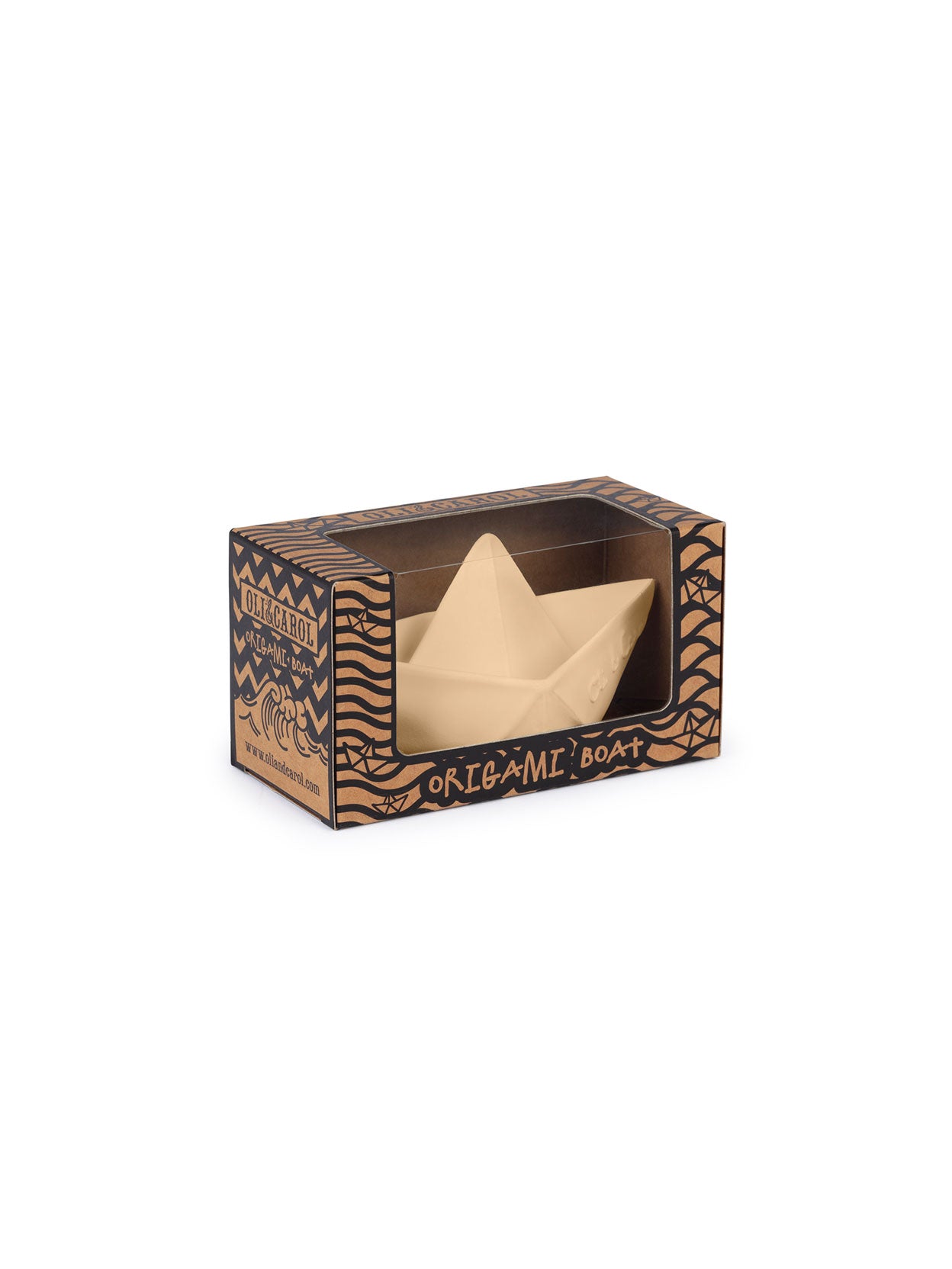 MORDEDOR JUGUETE BAÑO BARCO ORIGAMI NUDE Oli & Carol KIDSME