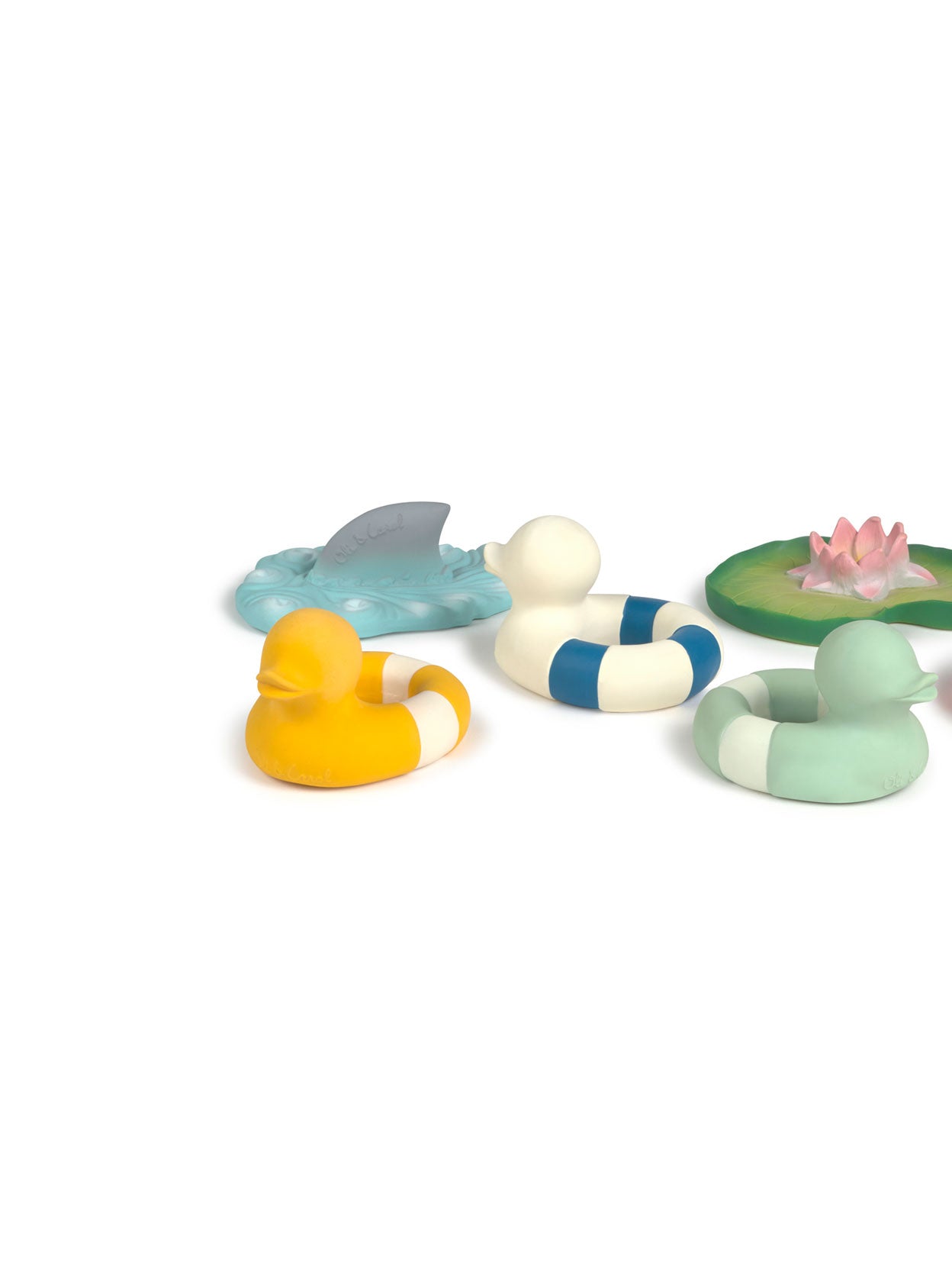 MORDEDOR JUGUETE BAÑO FLO THE FLOATIE YELLOW Oli & Carol KIDSME