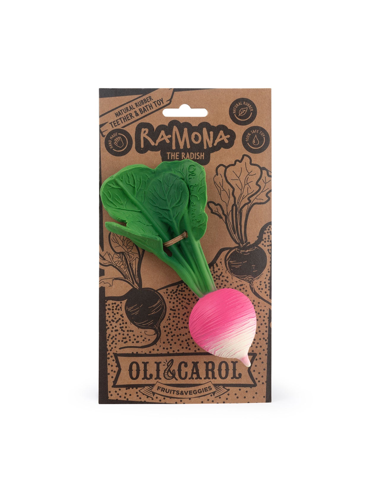 MORDEDOR RAMONA THE RADISH Oli & Carol KIDSME
