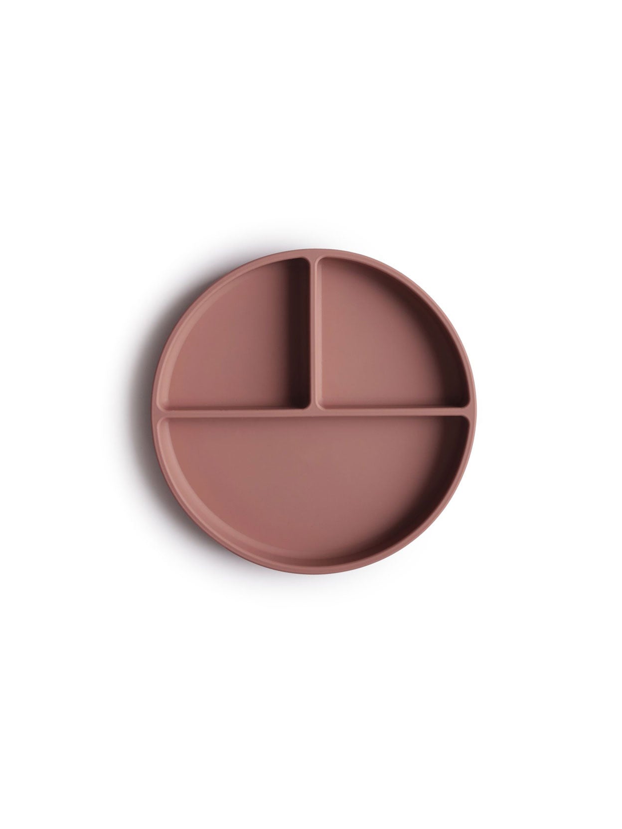 PLATO CON VENTOSA MAUVE Mushie KIDSME