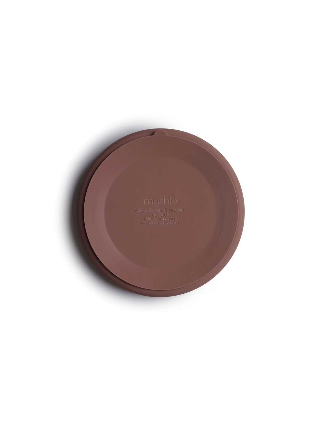 PLATO CON VENTOSA MAUVE Mushie KIDSME