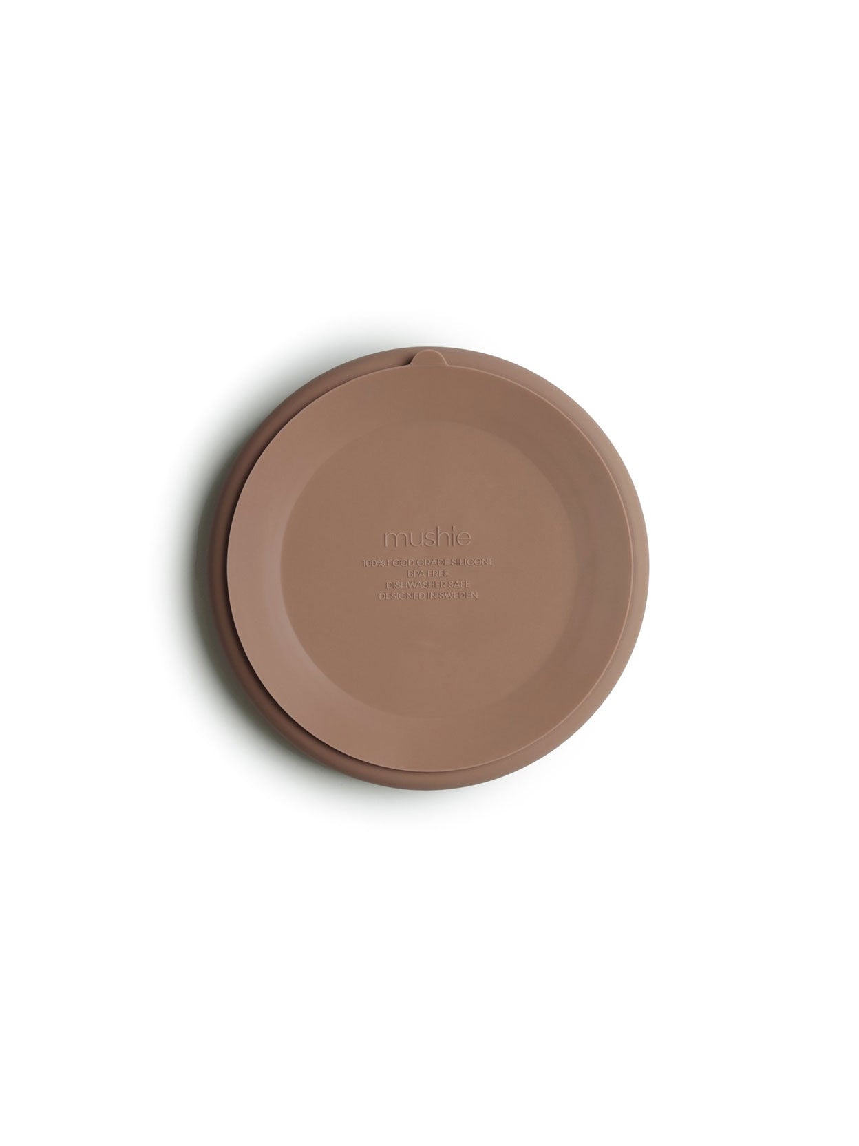 PLATO CON VENTOSA NATURAL Mushie KIDSME