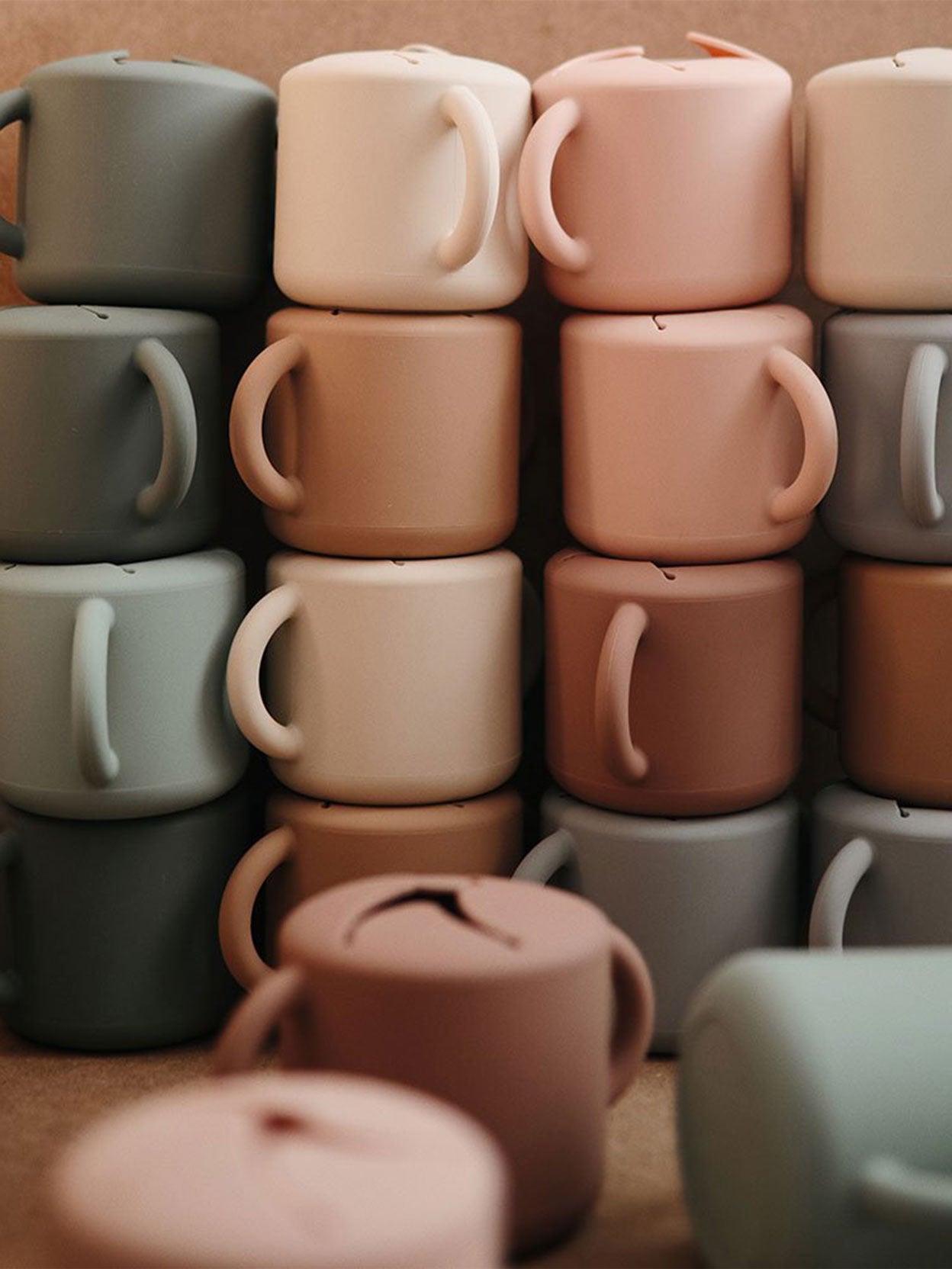 TAZA PARA SNACKS BLUSH Mushie KIDSME