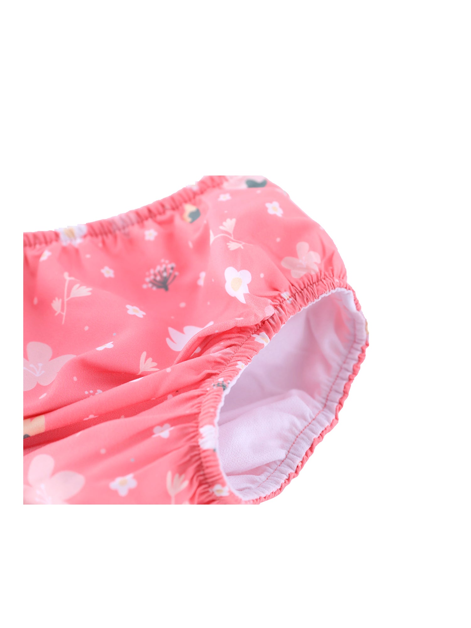 BAÑADOR PAÑAL VOLANTES PROTECCIÓN SOLAR FLOWERS Monneka KIDSME