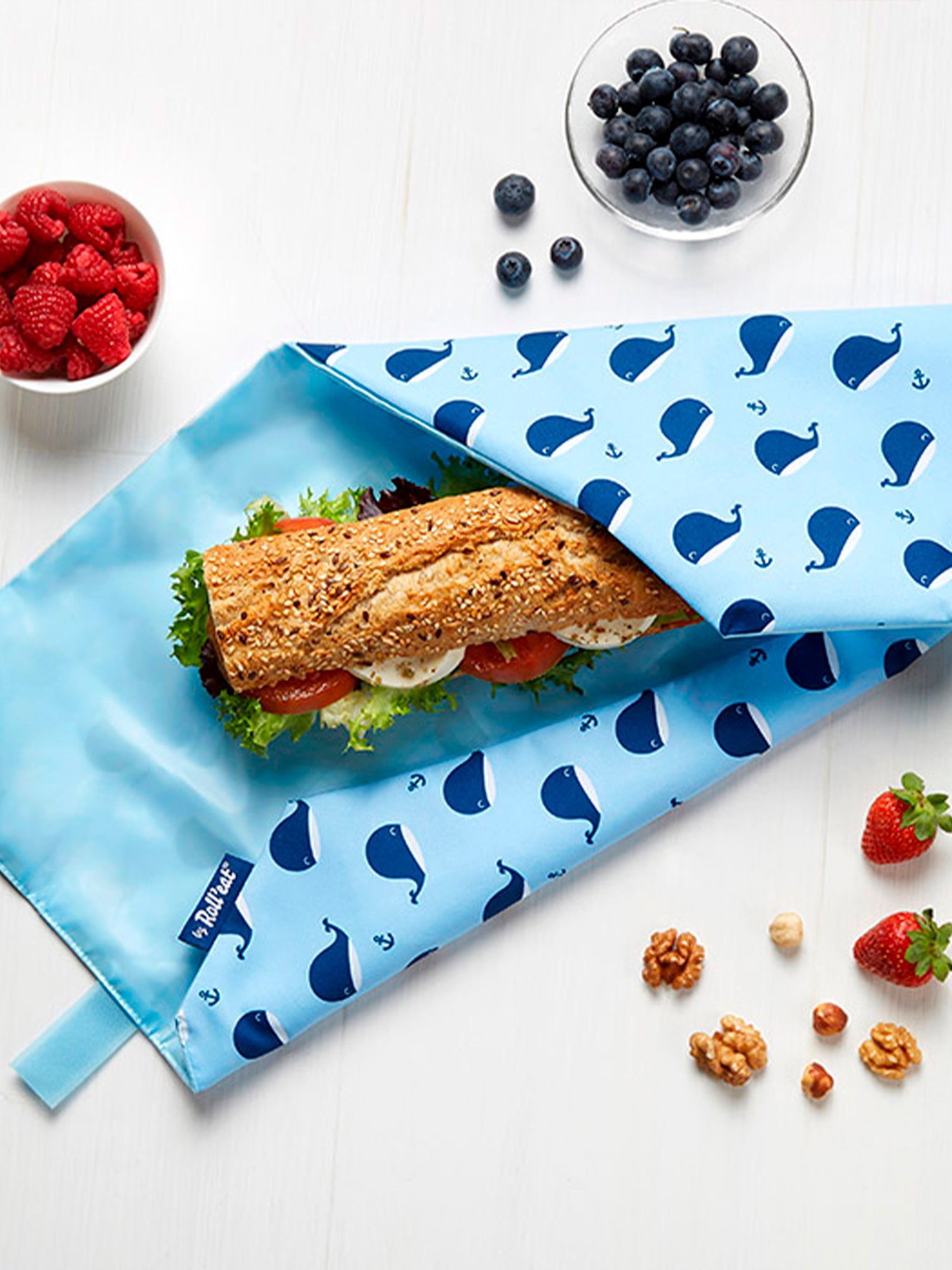 PORTA BOCADILLOS BOC'N'ROLL WHALES Boc'n'Roll KIDSME