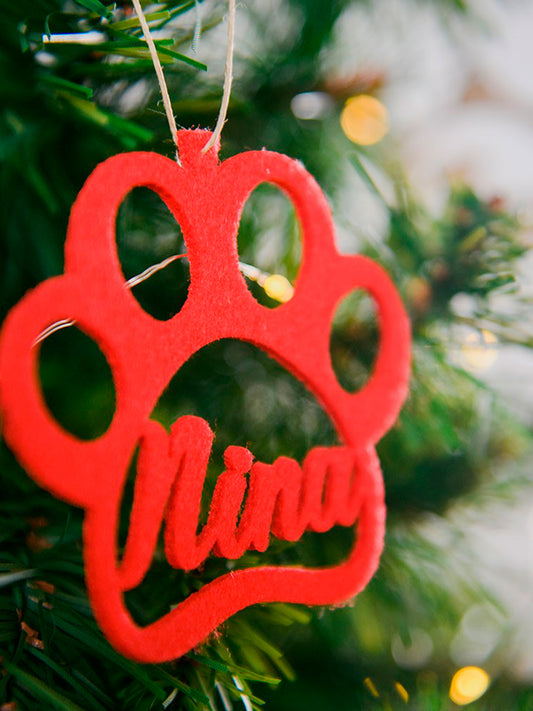 BOLA FIELTRO NAVIDAD MASCOTAS PERSONALIZADA Kidsme KIDSME