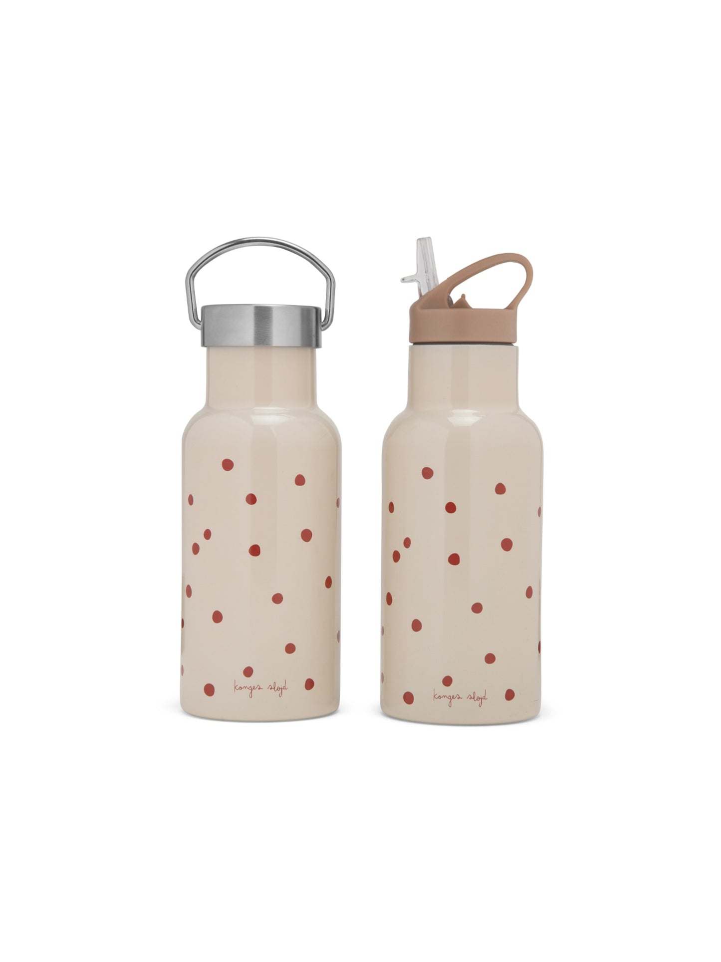 BOTELLA TÉRMICA RED DOTS 2 TAPONES Konges Slojd KIDSME