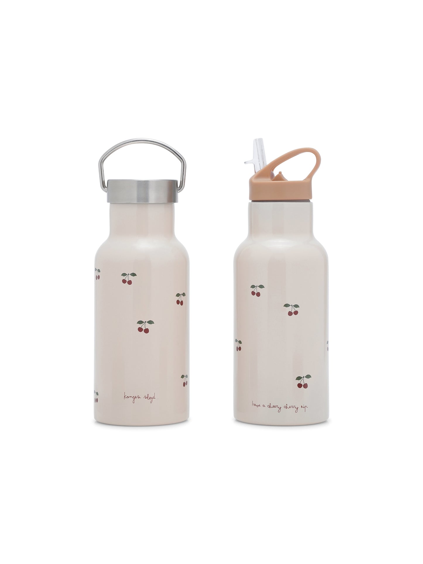 BOTELLA TÉRMICA CHERRY 2 TAPONES Konges Slojd KIDSME