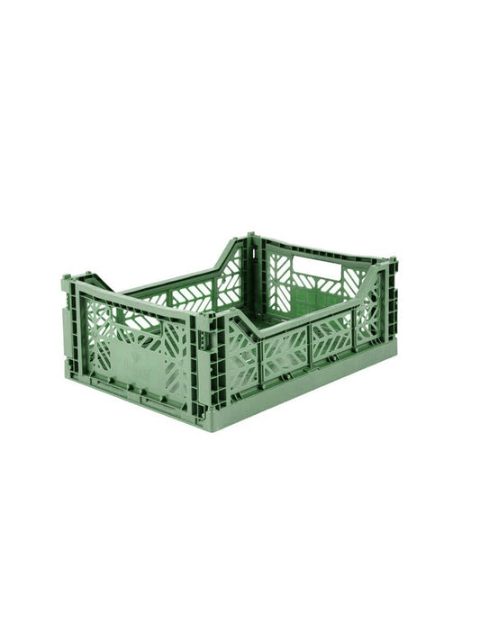 CAJA PLEGABLE MEDIANA VERDE ALMENDRA Aykasa KIDSME