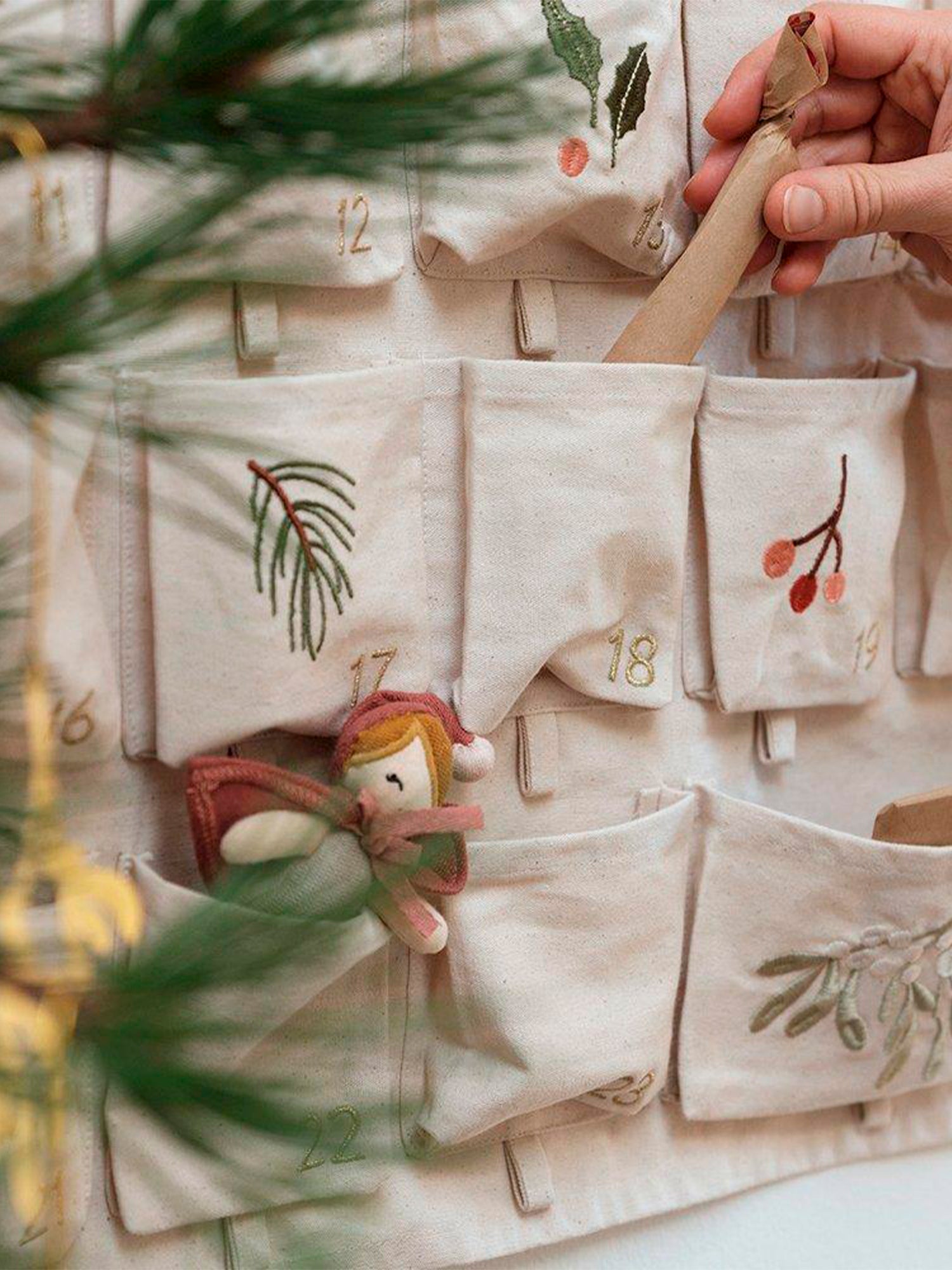 CALENDARIO ADVIENTO DE PARED YULE GREENS Fabelab KIDSME