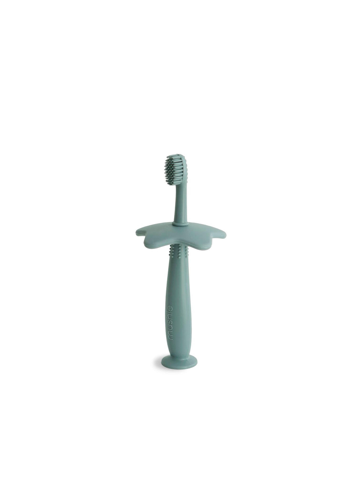 CEPILLO DIENTES SILICONA ESTRELLA CAMBRIDGE BLUE Mushie KIDSME