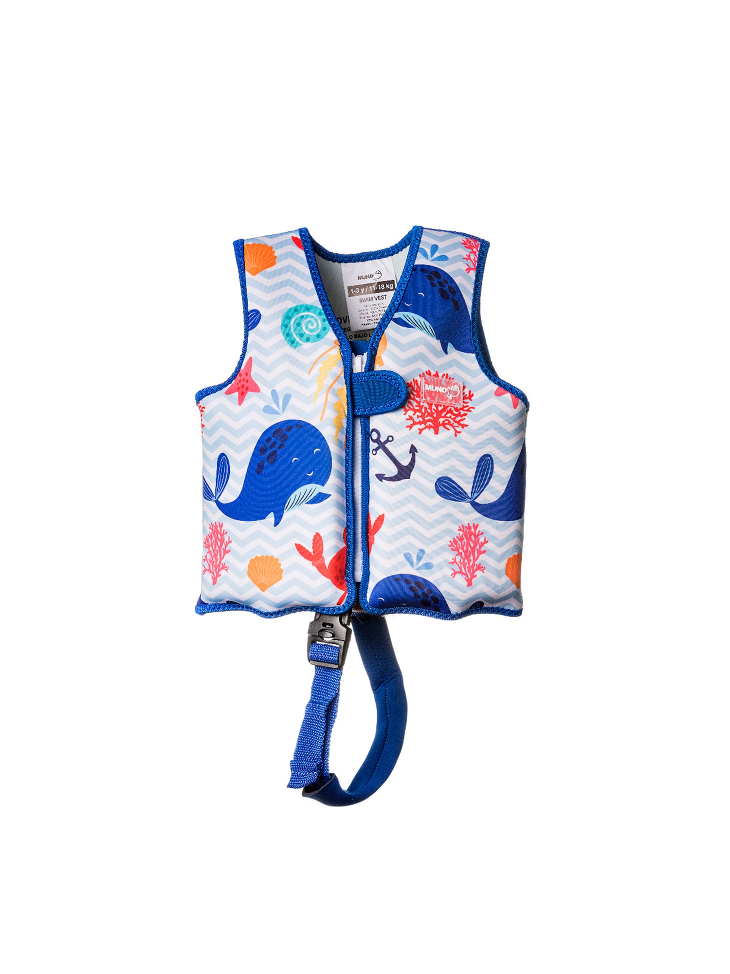 CHALECO FLOTADOR BALLENAS 2-5 AÑOS Mundo Petit KIDSME