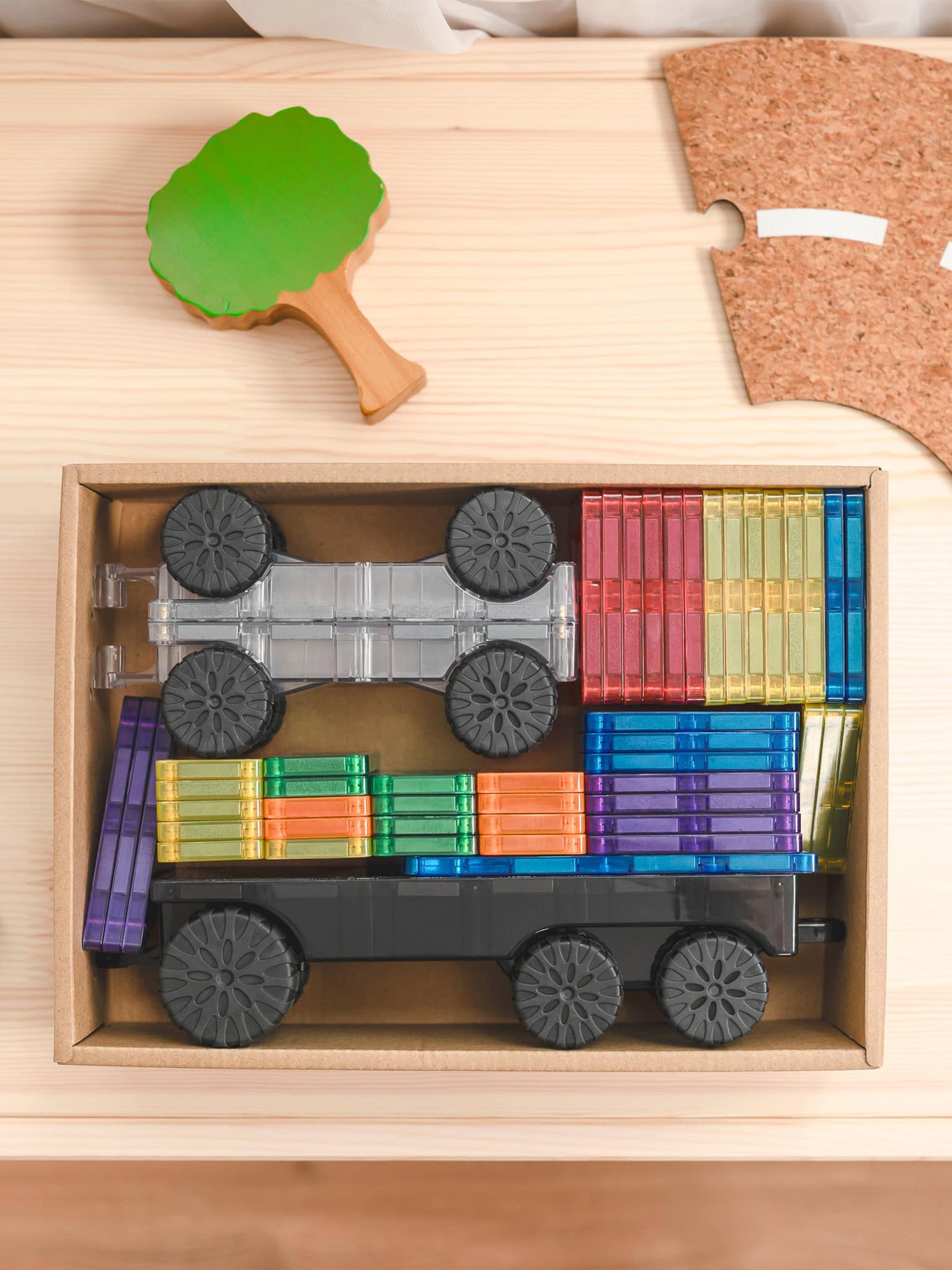 50 PIEZAS MAGNETICAS CONNETIX TRANSPORTES Connetix KIDSME