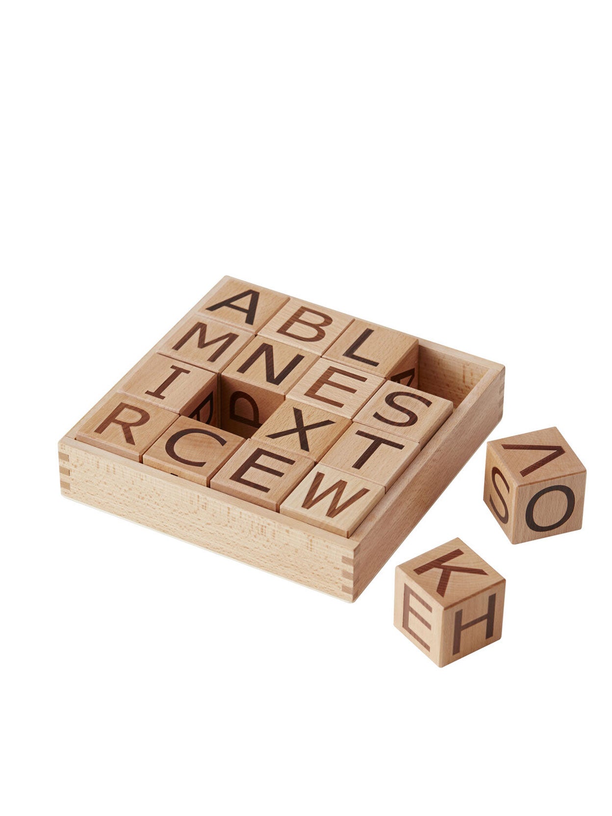 CUBOS LETRAS MADERA Kids Concept KIDSME