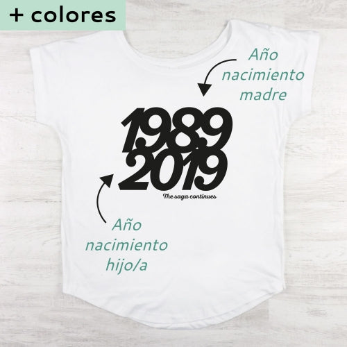 Camiseta para mama - 2 fechas Kidsme Store KIDSME