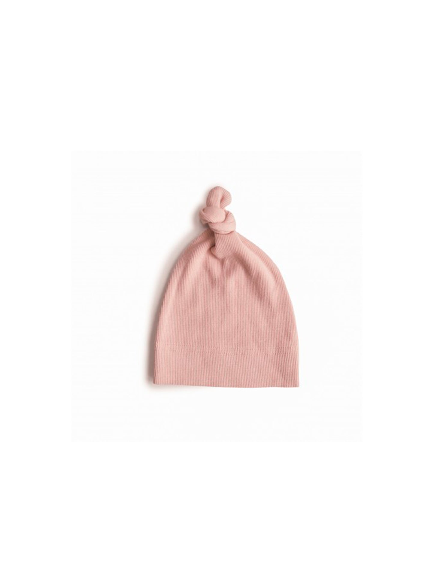 GORRO CON NUDO ALGODÓN ORGÁNICO BLUSH Mushie KIDSME