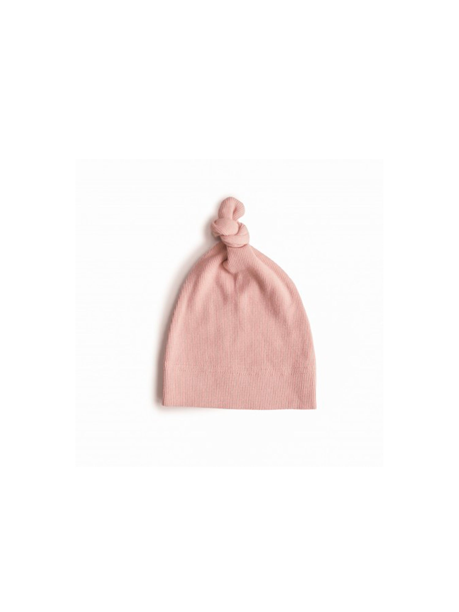 GORRO CON NUDO ALGODÓN ORGÁNICO BLUSH Mushie KIDSME
