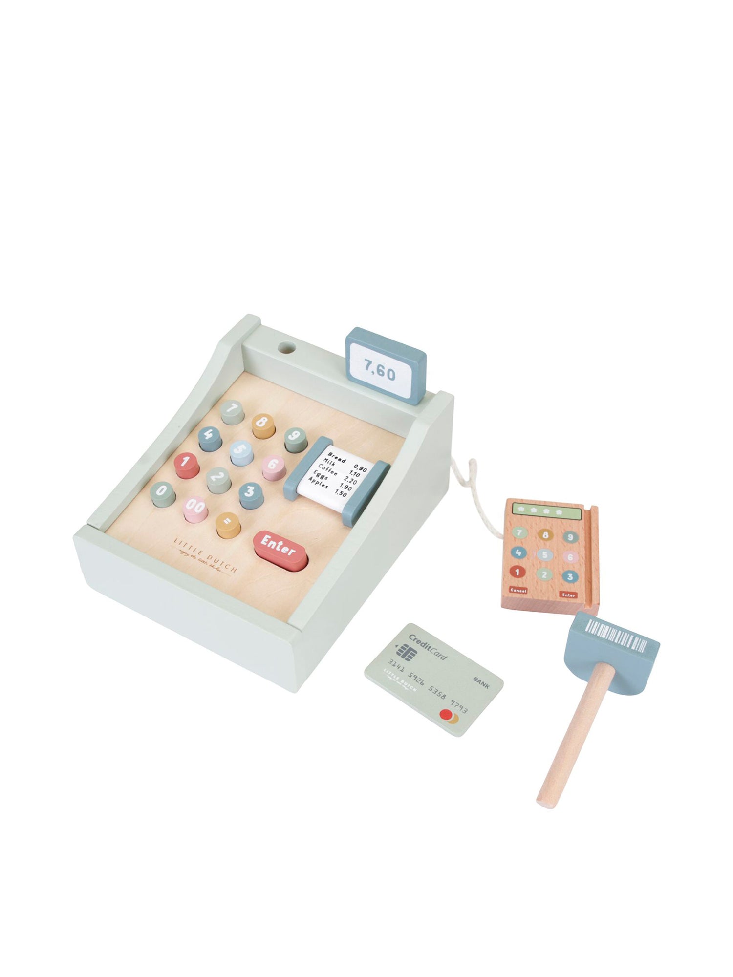 CAJA REGISTRADORA CON ESCANER Little dutch KIDSME