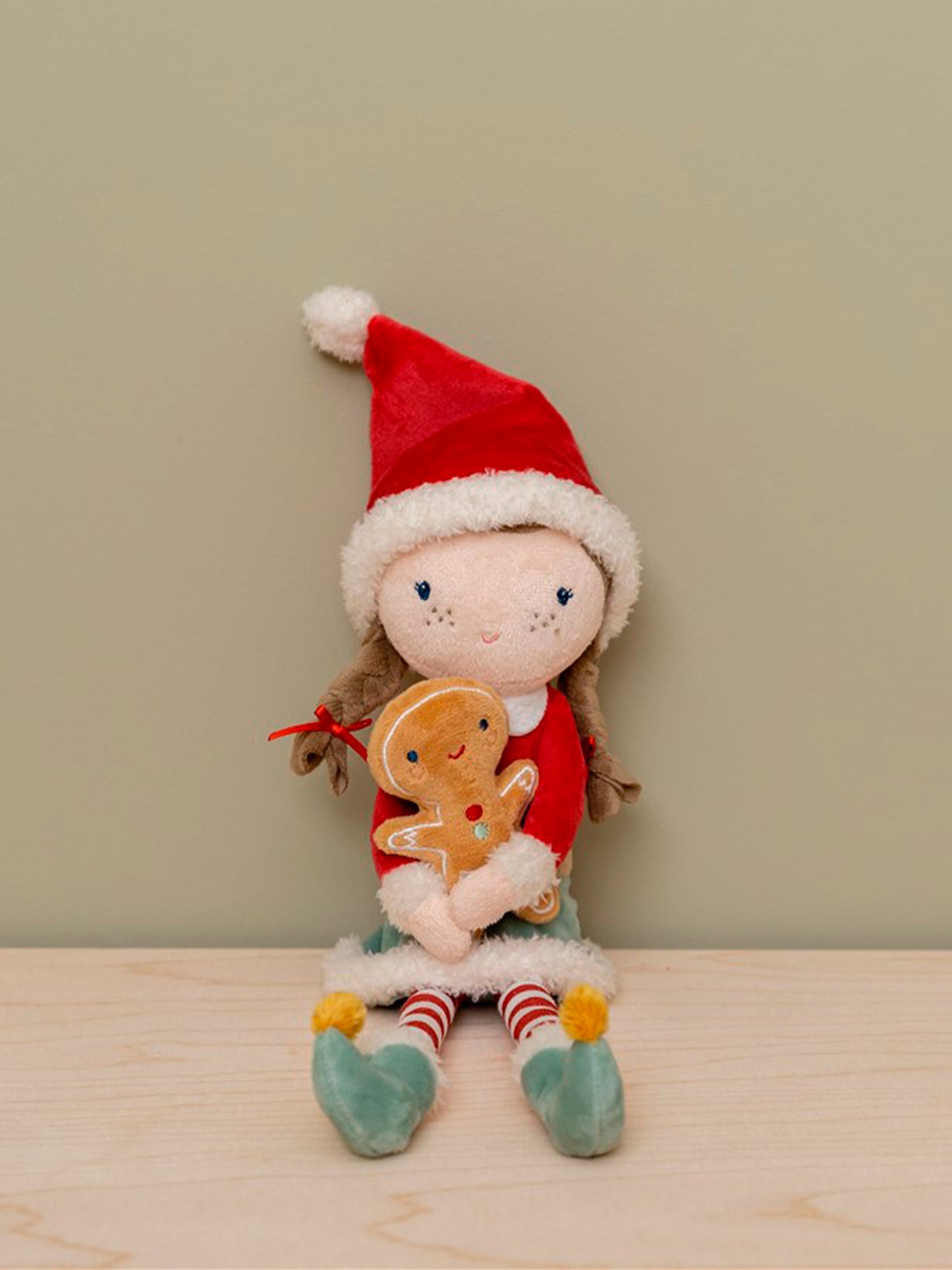 MUÑECA ROSA BLANDITA NAVIDAD Little dutch KIDSME
