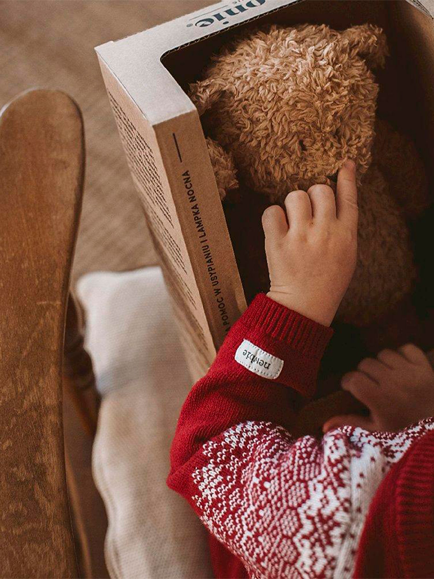 OSO DE PELUCHE LUZ Y SONIDO CARAMEL Moonie KIDSME