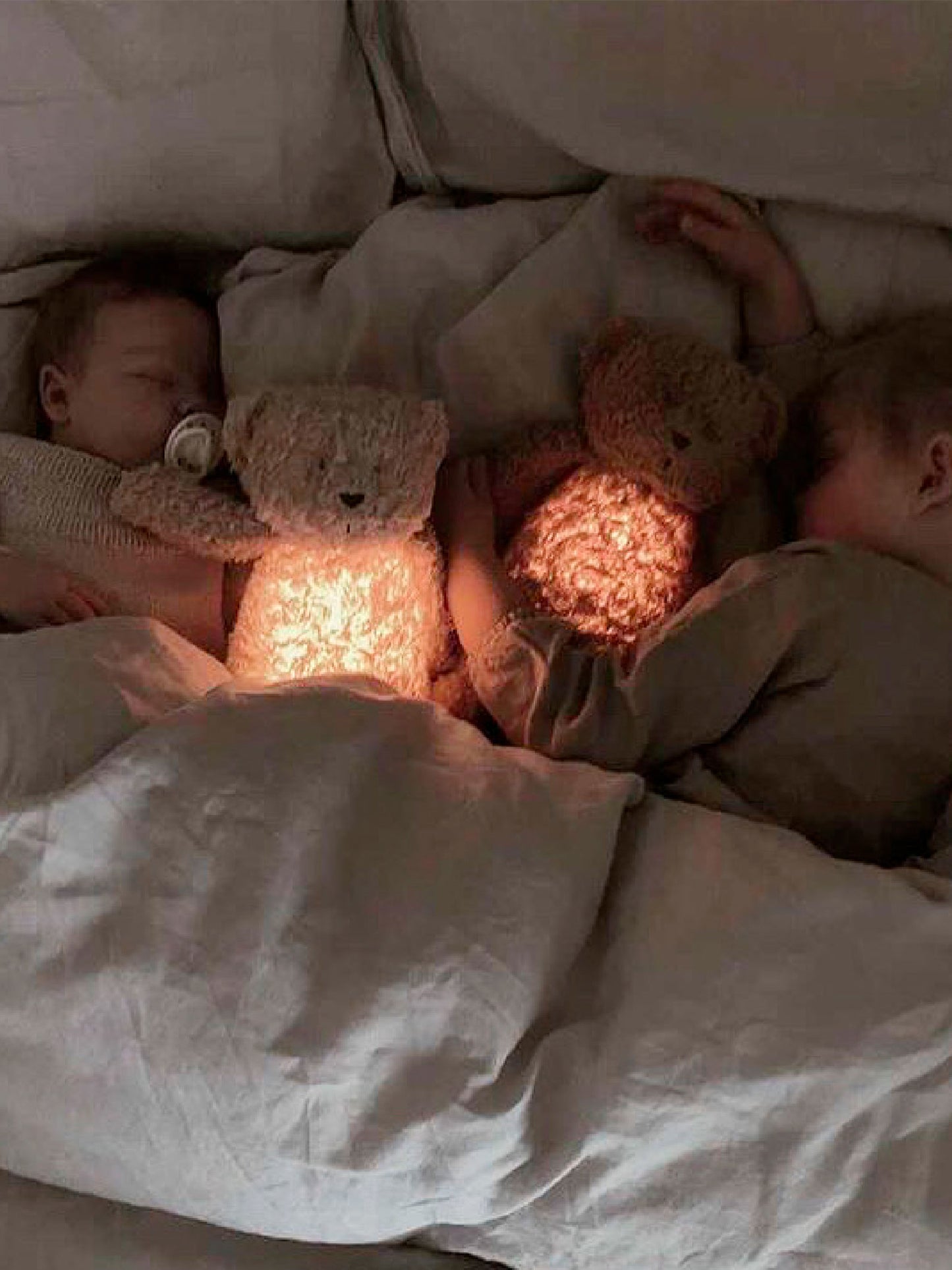 OSO DE PELUCHE LUZ Y SONIDO SAND Moonie KIDSME