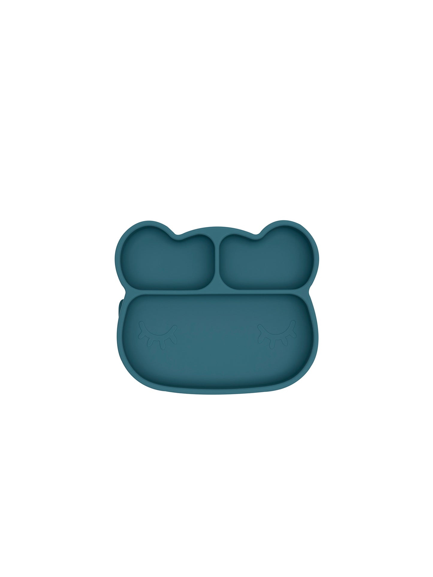PLATO CON VENTOSA OSO AZUL DUSK we might be tiny KIDSME