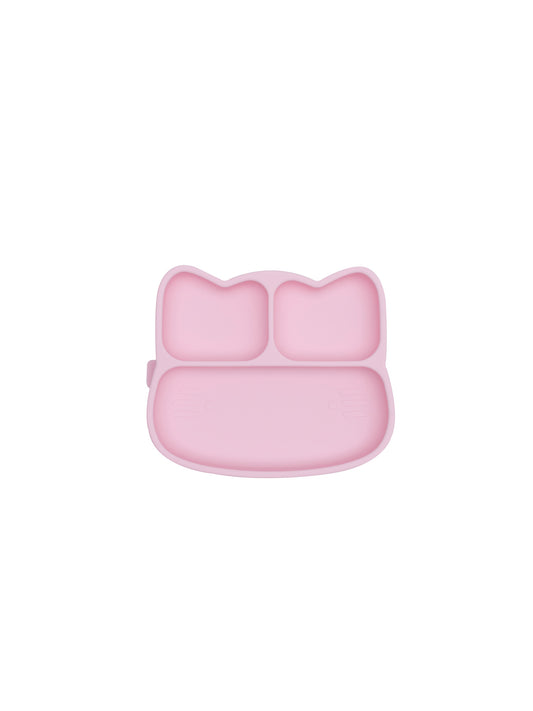 PLATO CON VENTOSA GATO ROSA we might be tiny KIDSME