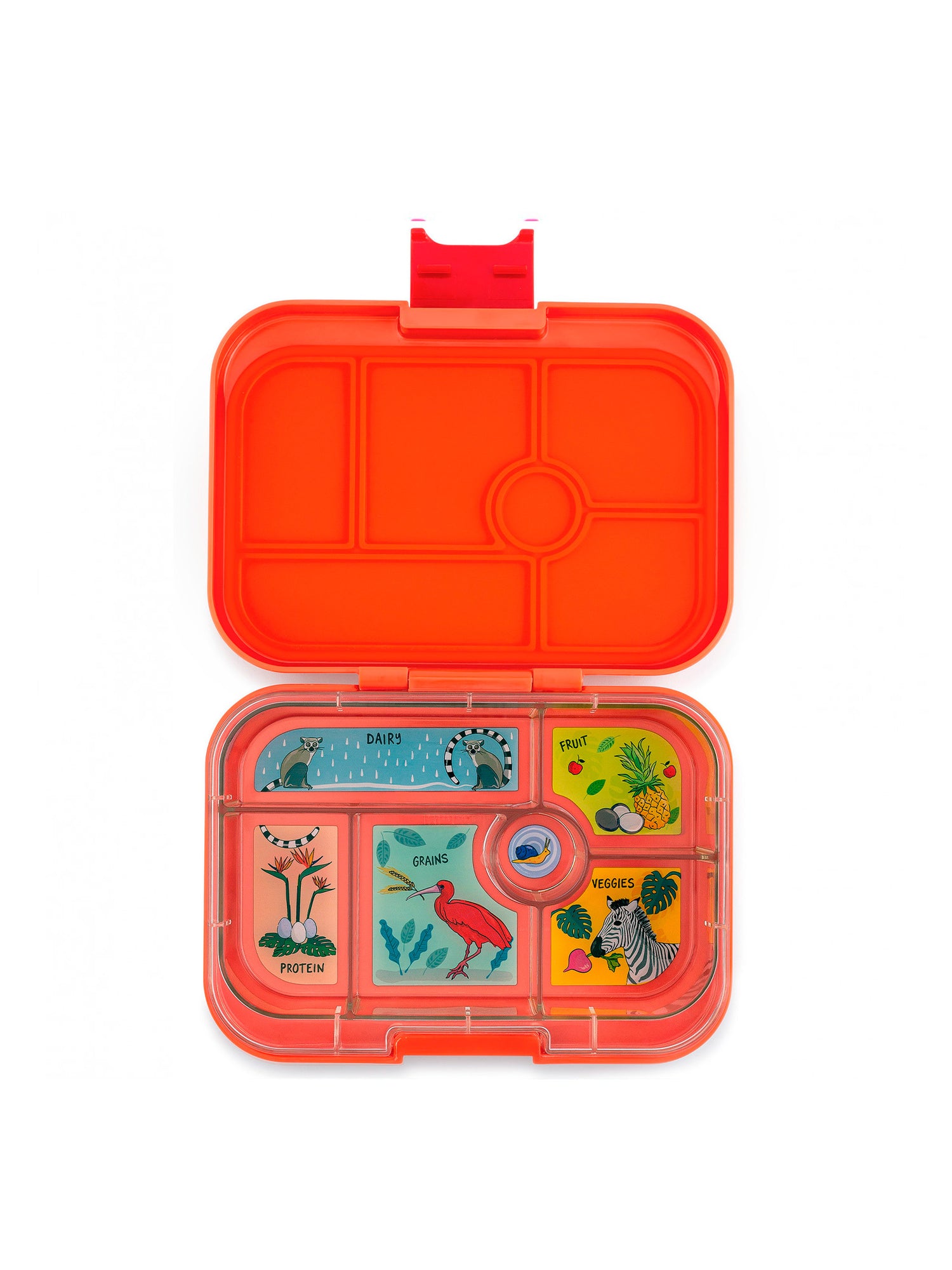 YUMBOX ORIGINAL 6 SECCIONES SAFARI ORANGE Yumbox KIDSME